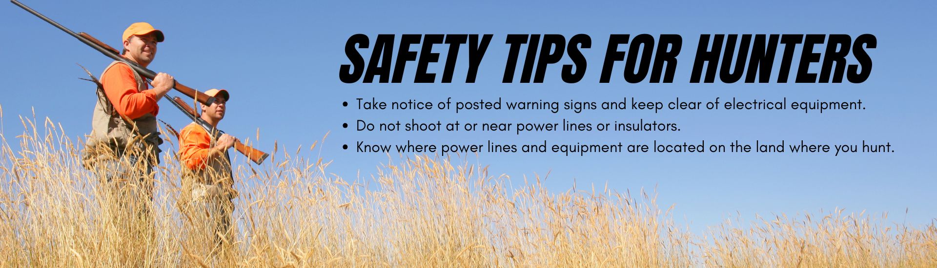 Hunting safety tips