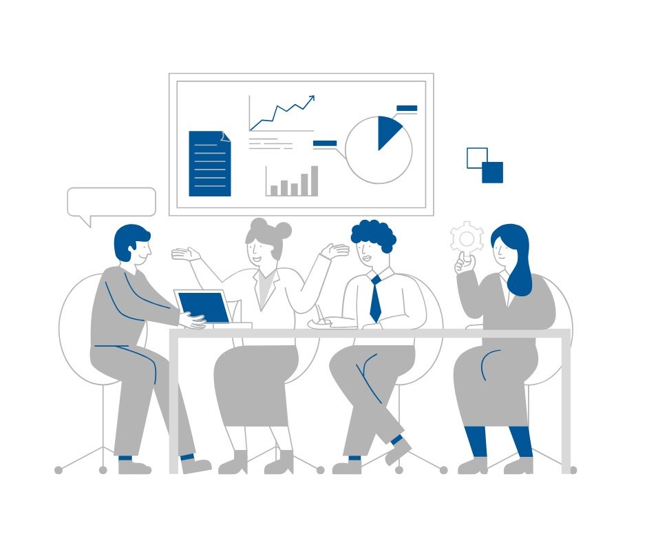 group of board members discussing issues