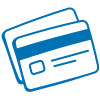 credit and bank cards icon